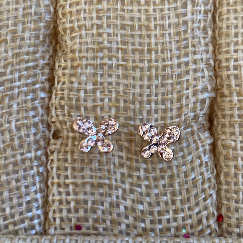 Gold earrings - Picture 2 of 3